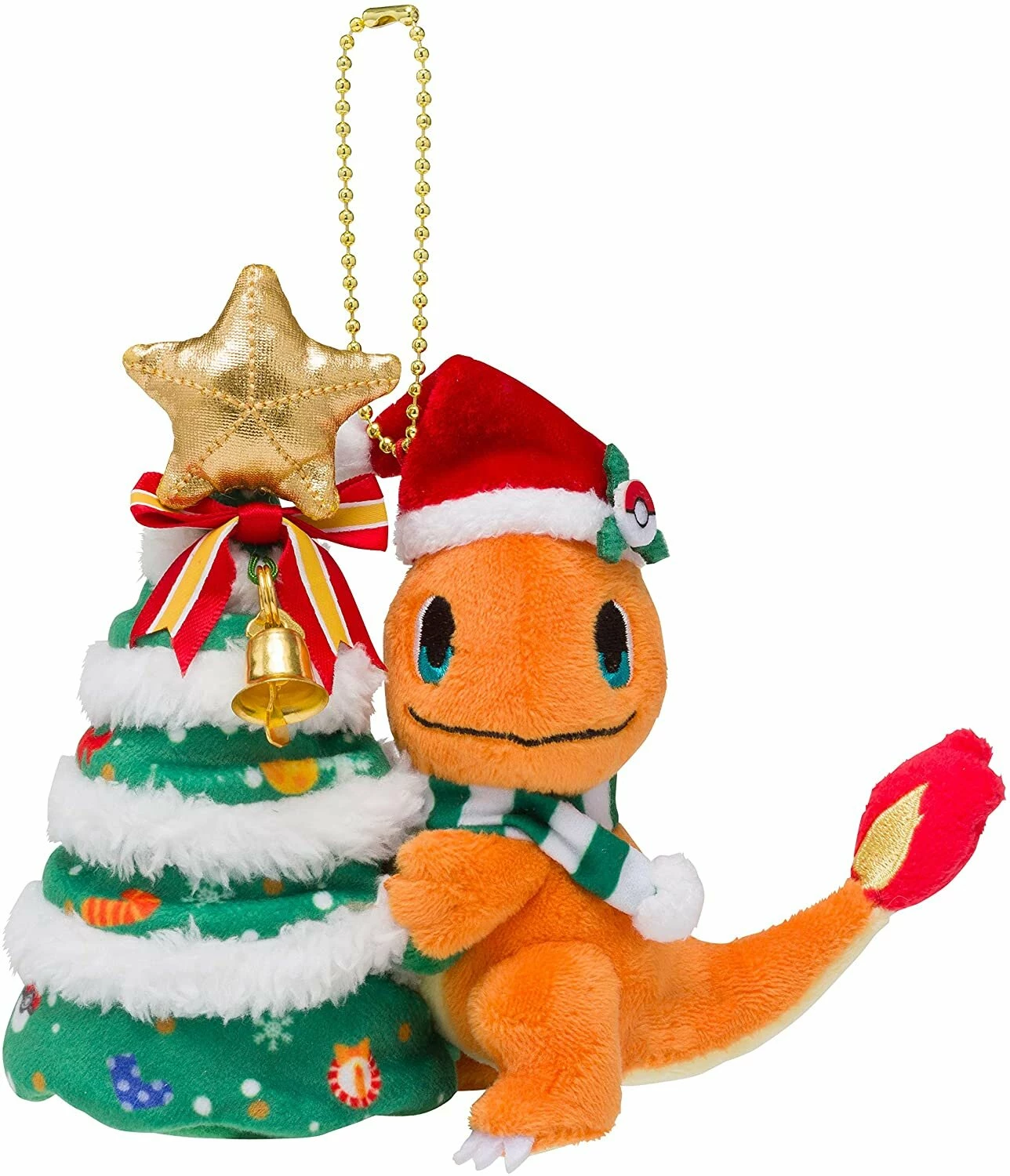 Pokemon Center Original Charmander Christmas Plush