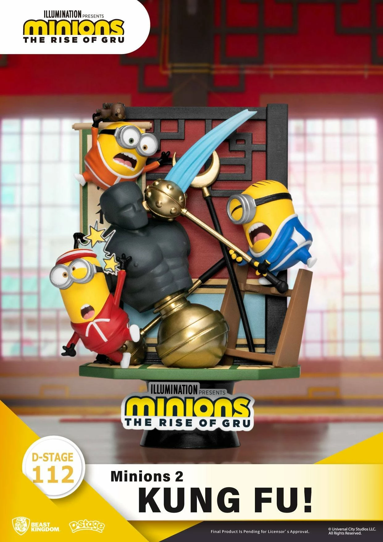 Minions 2 D-Stage Diorama Kung Fu!