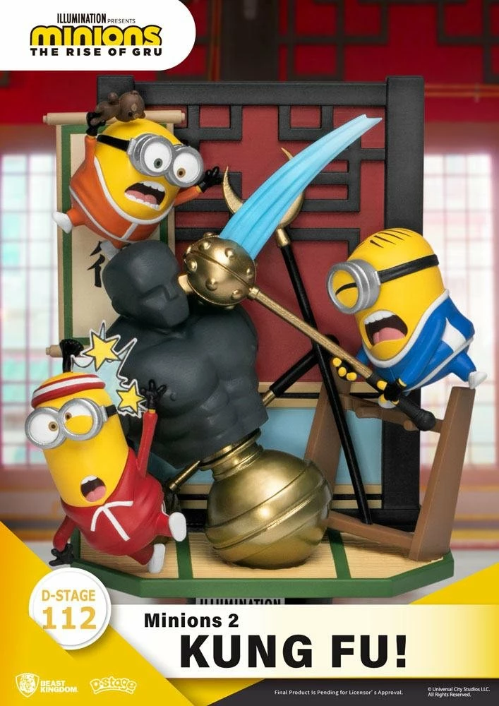Minions 2 D-Stage Diorama Kung Fu! - Image 4