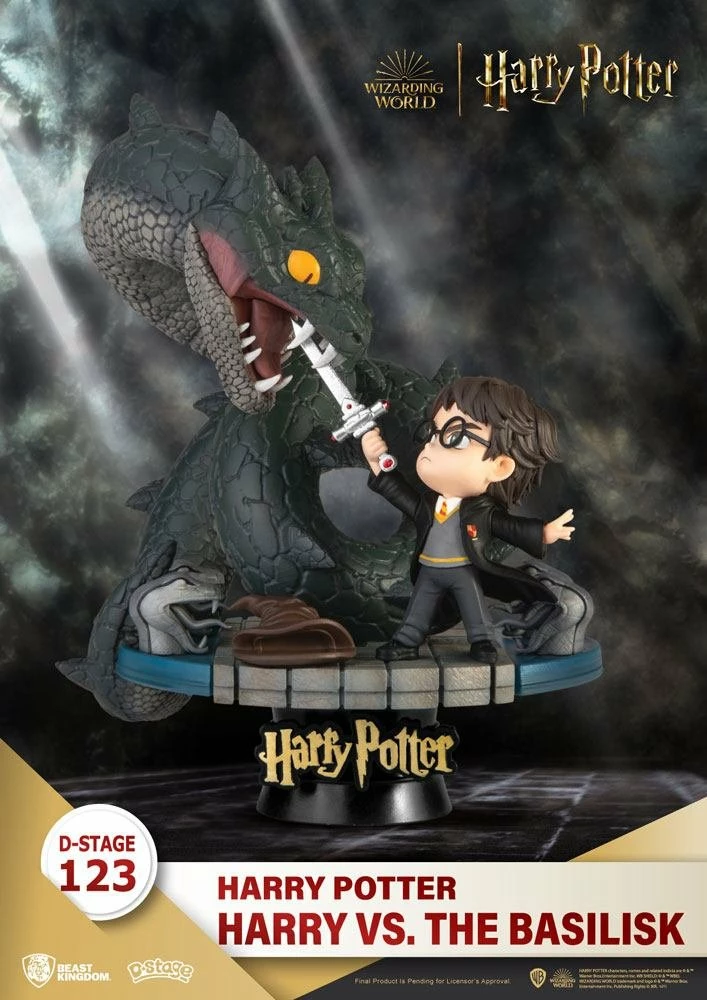 Harry Potter D-Stage Harry Vs. The Basilisk
