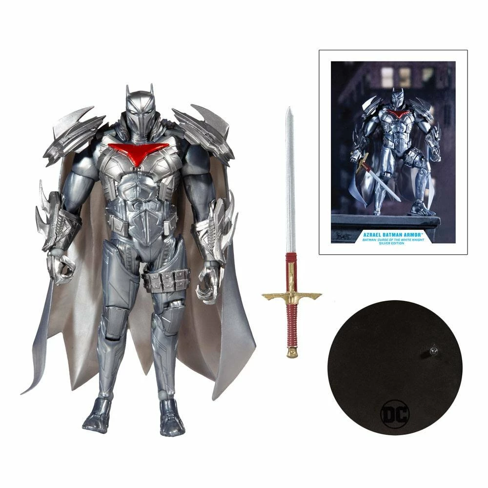 DC Multiverse Action Figure Azrael Batman Armor (Batman: Curse Of The White Knight) Gold Label - Image 10